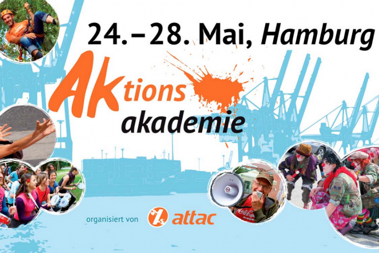 Attac-AKTIONSAKADEMIE 2017: 24.-28. Mai in Hamburg