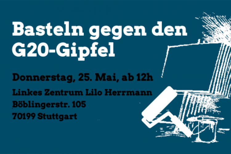 Stuttgart: Basteltag gegen den G20-Gipfel