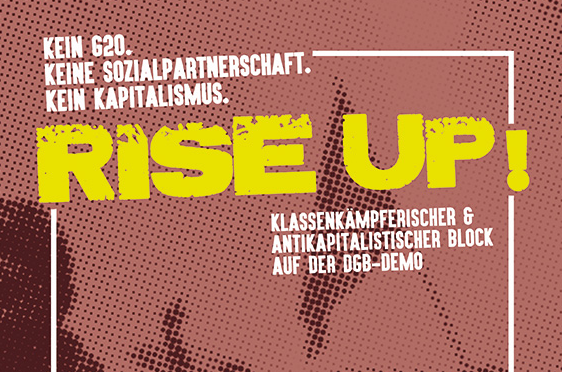 Hamburg: Antikapitalistischer Block auf der 1. Mai-Demo